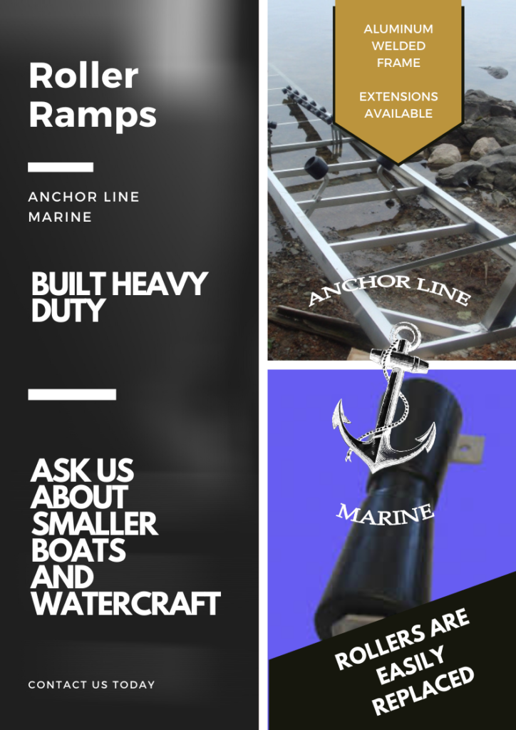 Roller Ramps at www.anchorlinemarine.ca | (705) 887-2664